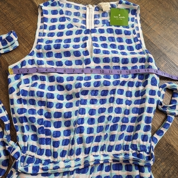 KATE Spade island stamp romper breath of fresh air shorts - Picture 6 of 9